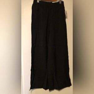 Reitmans Black Wide Leg Jumpsuit-Style Pants